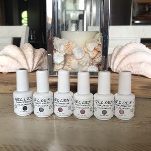 Gel Nail Polish - Set of Six Colors